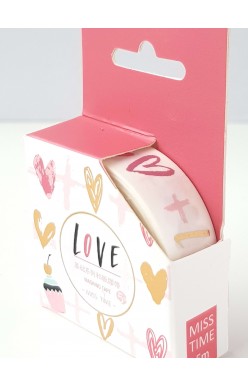 Washi Tape Love Hartjes